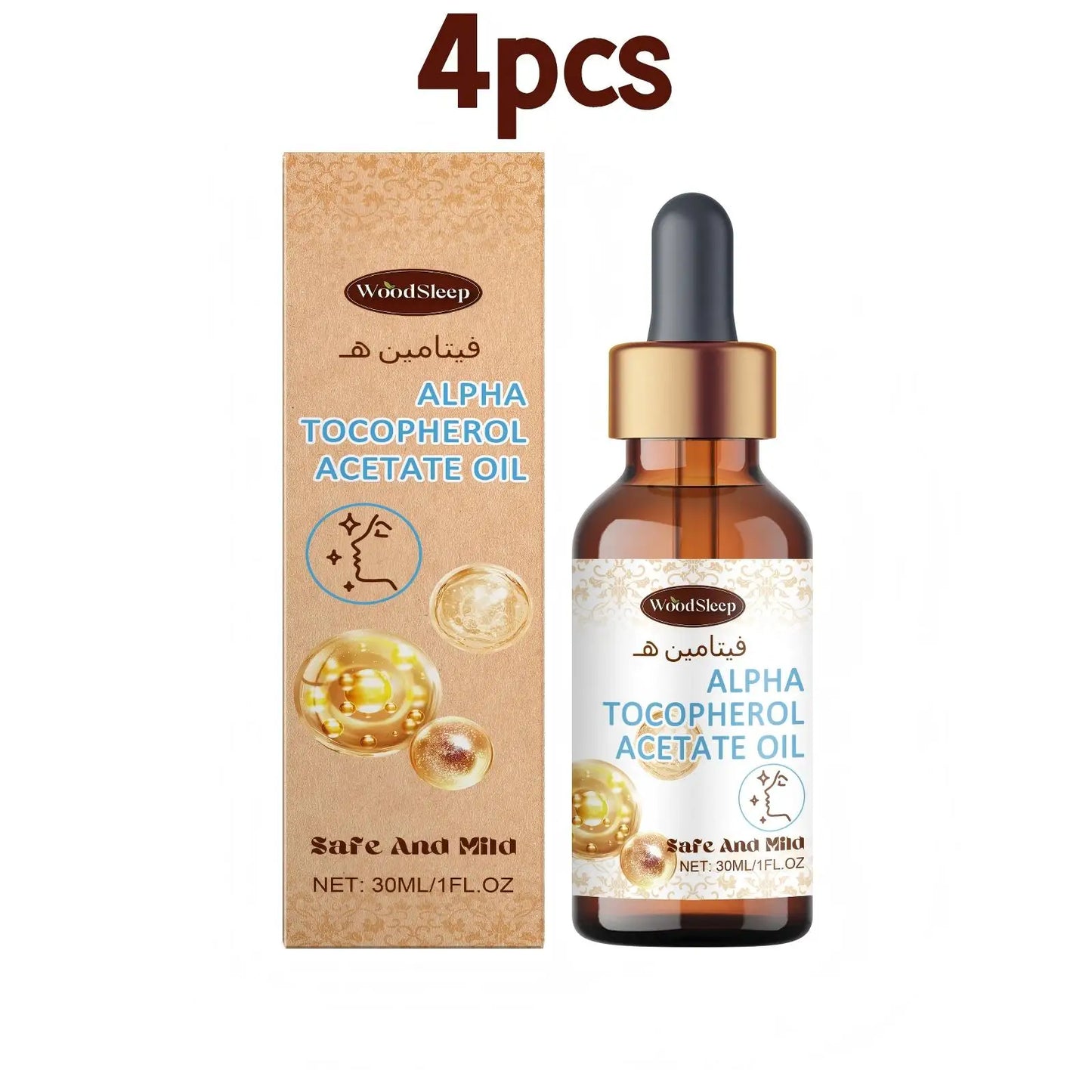 Woodsleep 30ml Vitamin E Facial Essential Oil Deep Nourish Face Care Tender Skin Repair Barriers Improve Dryness Face Oil