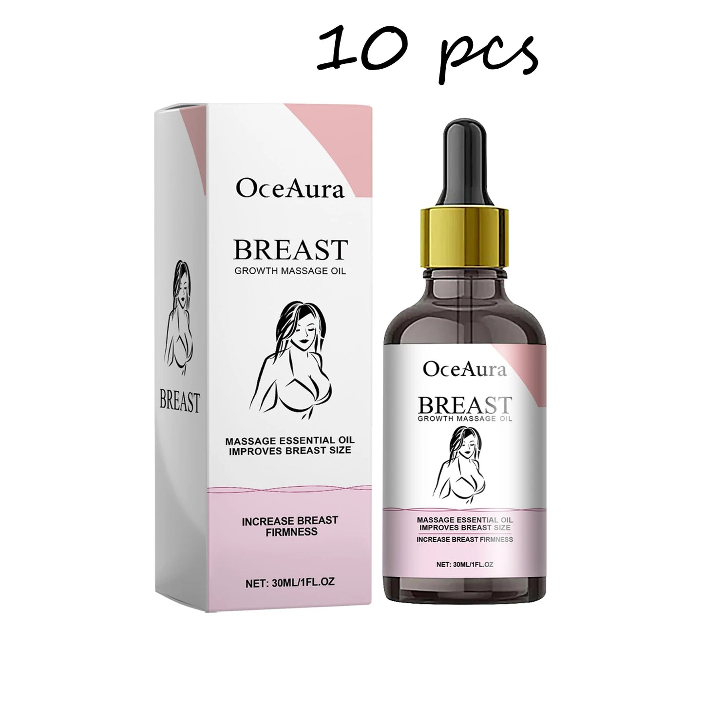 Oceaura Breast Massage Oil Nourishing Improve Breast Skin Elasticity Relief Discomfort Relaxing Body Breast Care Essential Oil