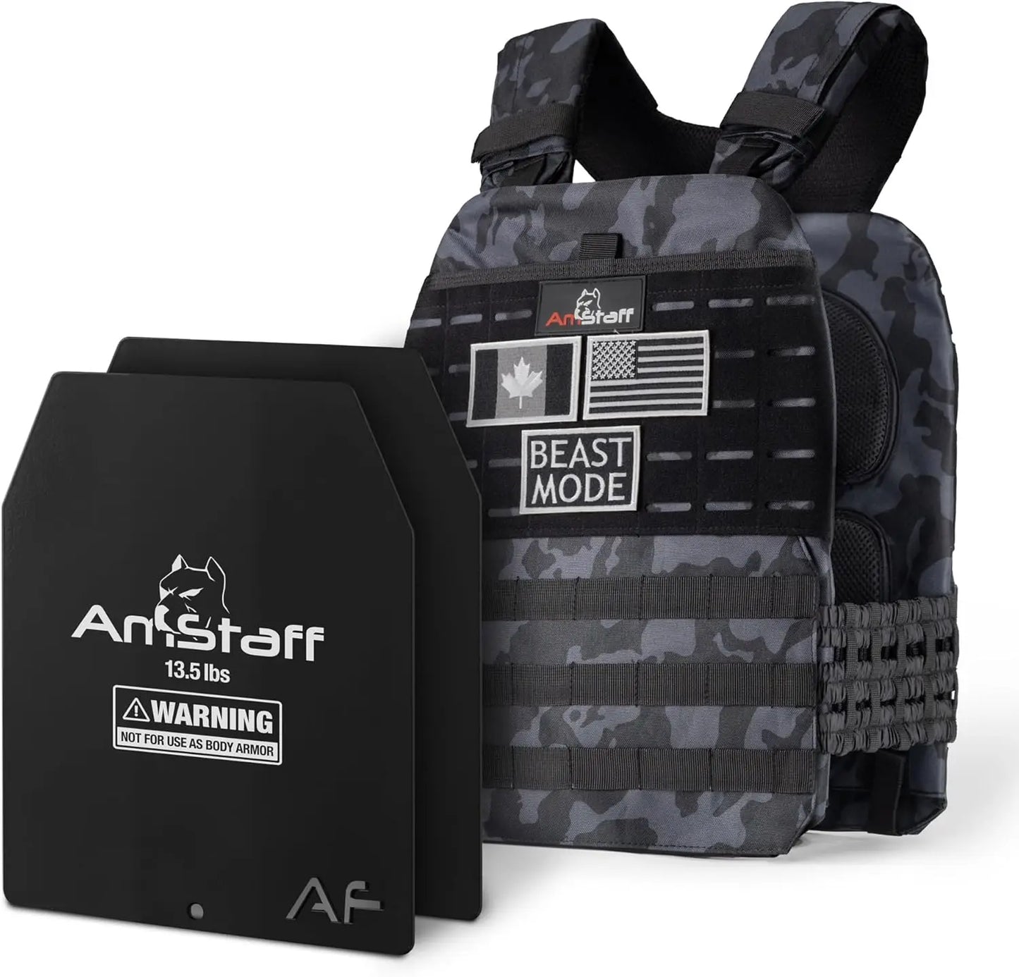 Tactical Weighted Vest - Adjustable Weight Vests - Versatile Wearable Vest for Fitness Workouts, Strength and Endurance Training