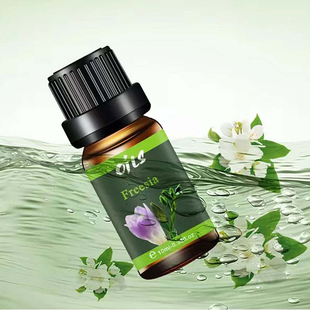 Luxury Essential Oil Collection (6 x 10ml) - Premium Floral Blends Including Gardenias & Freesia | Holiday Gift Box for Women/Me