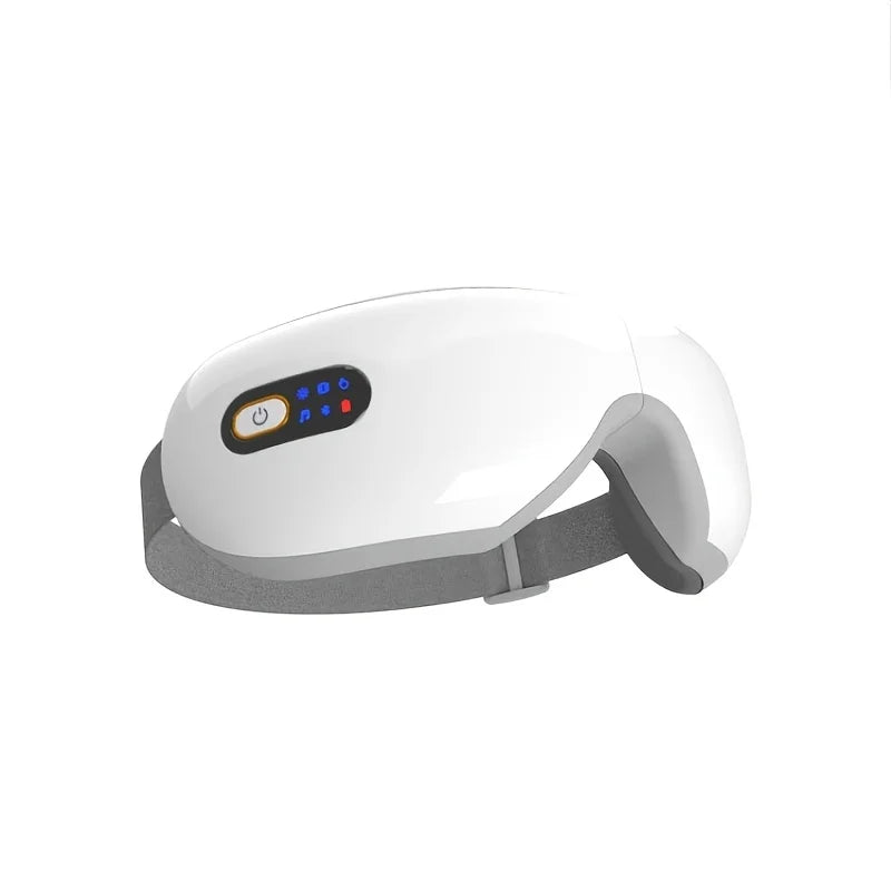 Rechargeable Eye Massager with Heat & Music for Migraines - 5 Modes