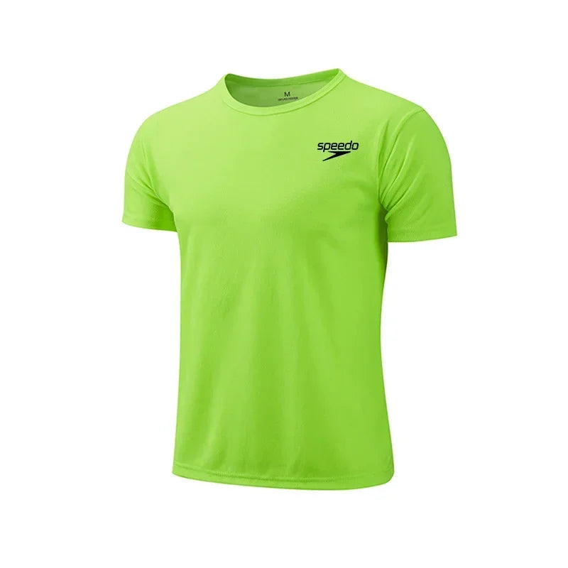 2025 Hot Sale Men's Quickdry T-shirts Summer Daily Sports Short Sleeved O-neck Tops Fitness Training Athletics Running T-shirt