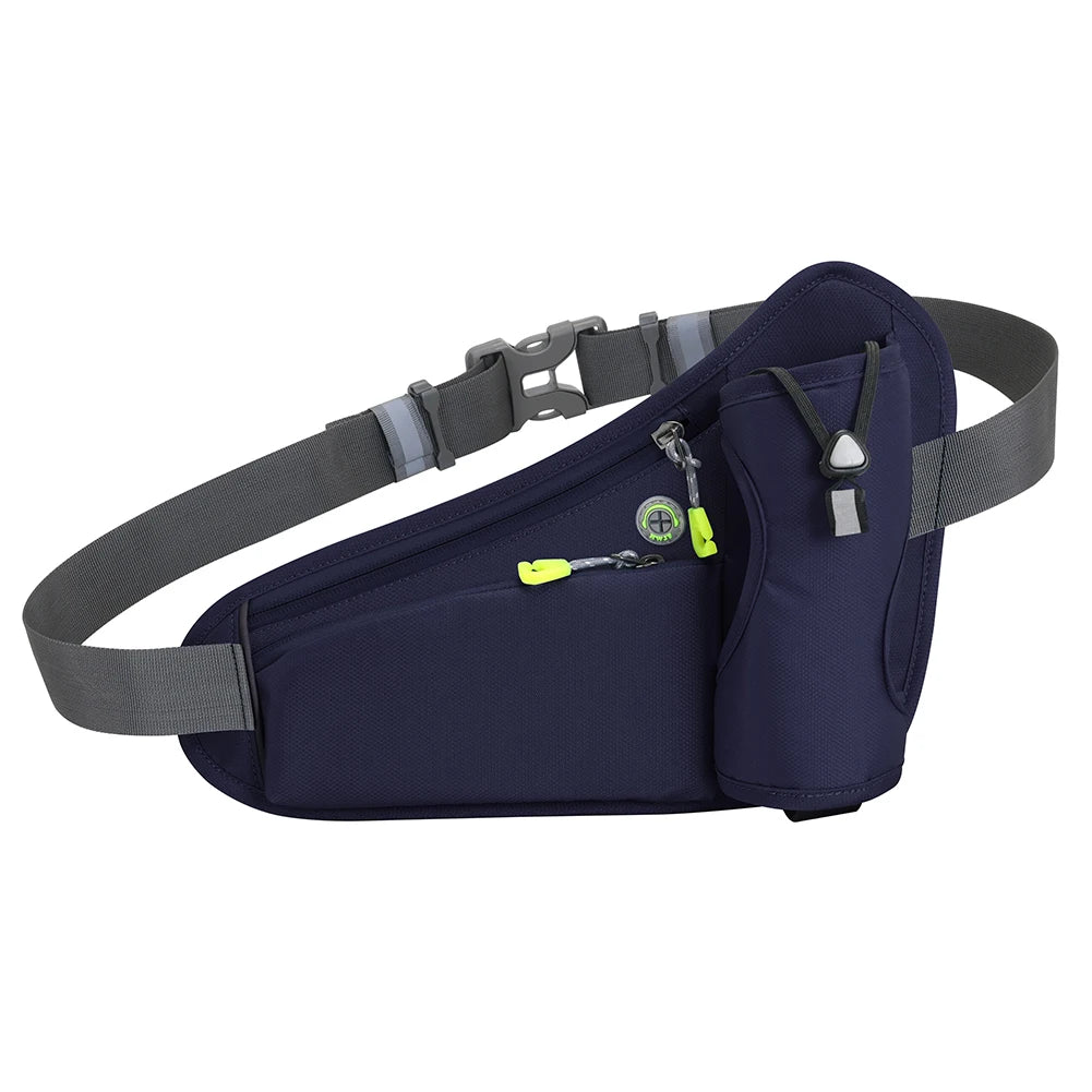 Running Waist Bags Water Bottle Holder Hydration Belt Bag Cell Phone Jogging Cycling Bag For Men Women Sports Fanny Pack Gym Run