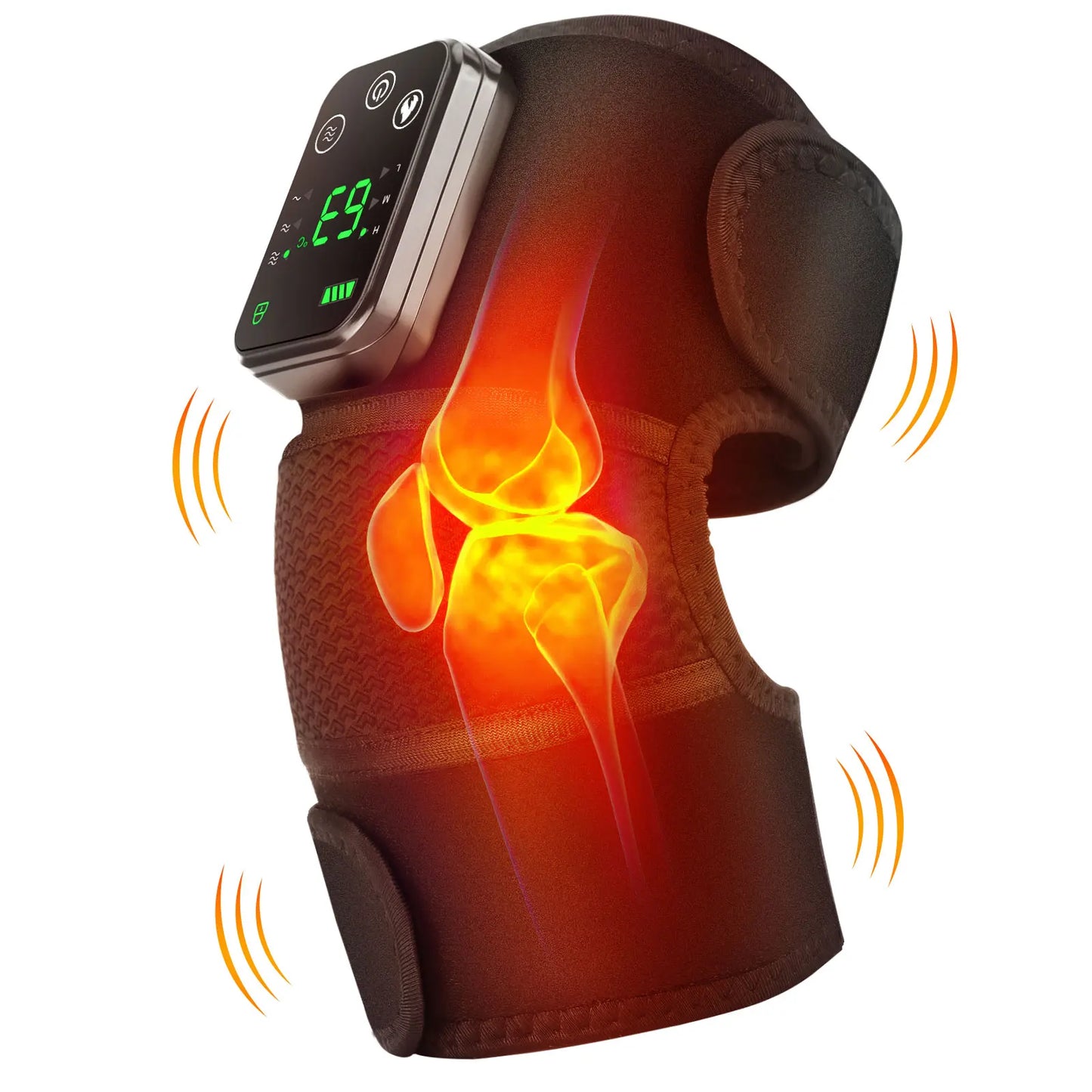 Knee Heating Massager Joint Physiotherapy Hot Compress Vibration Massage Elbow Shoulder Support Thermal Knee Pad Relieve Arthritis