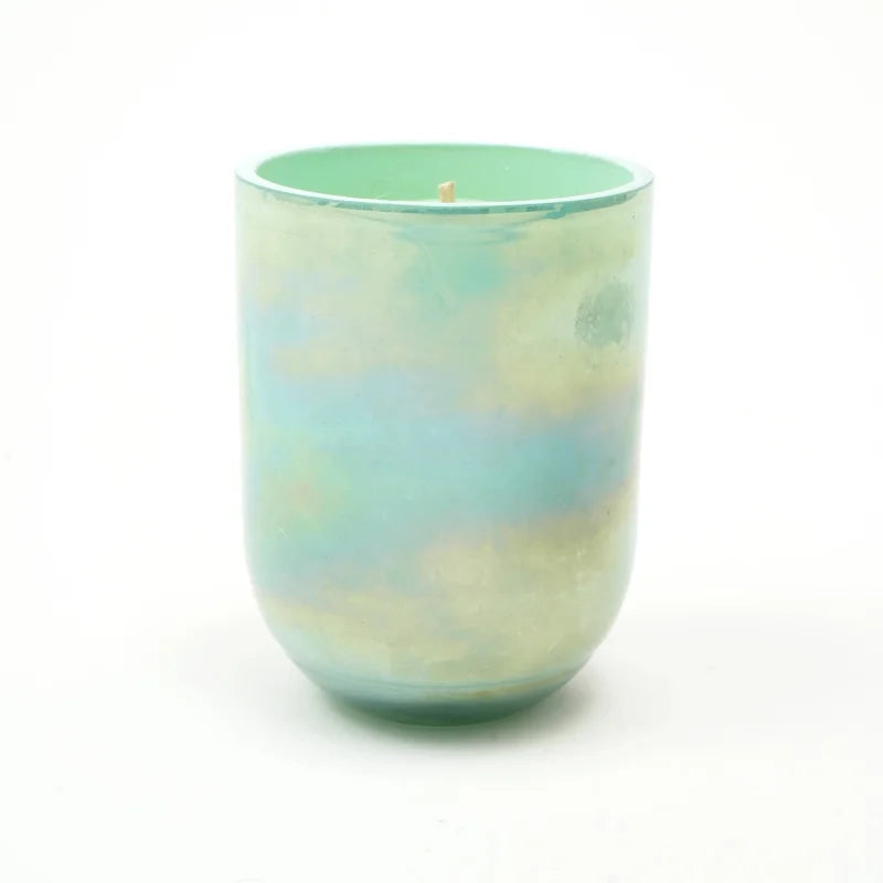 Pastel Glow Scented Wax Candle – Blue Elegant & Aromatic Candle for Home & Office Soothing Fragrance & Long-Lasting Burn Perfe