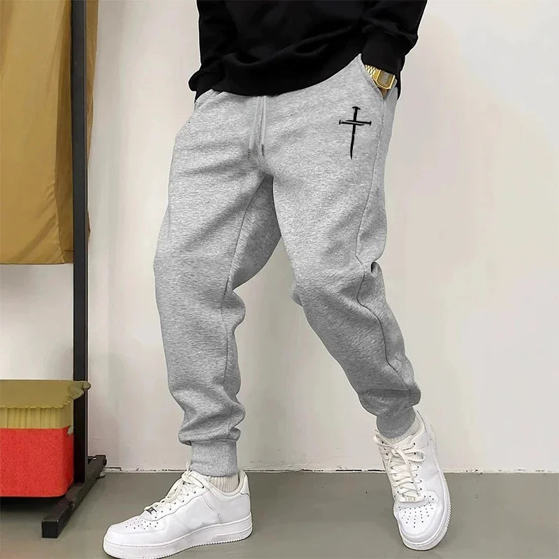 Men's Sweatpants High Quality Autumn Winter Daily Casual Sports Jogger Pants Gym Male
