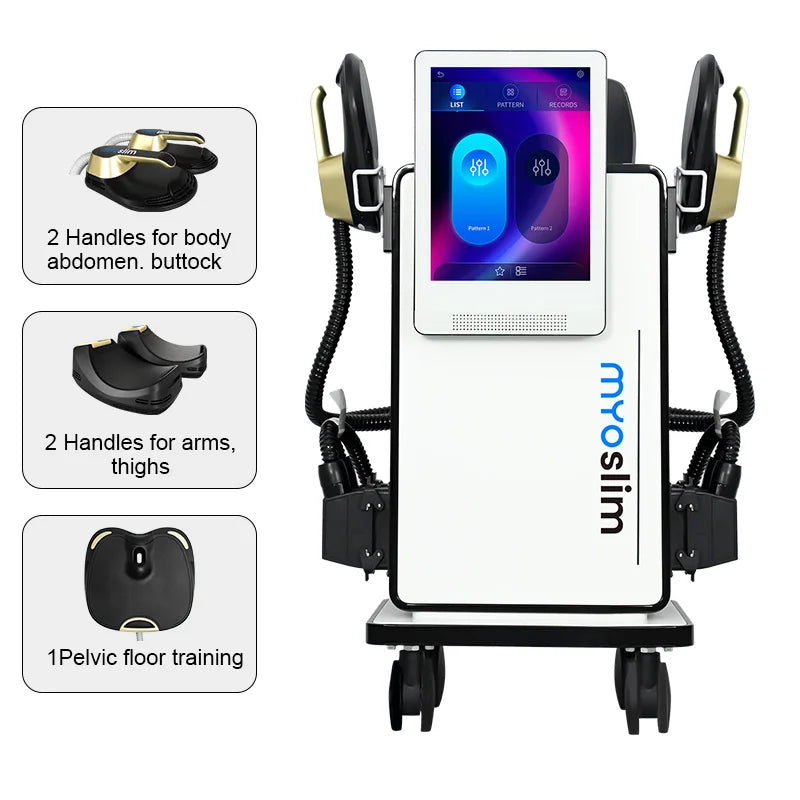 MYOSLIM Ultra Nova Machine Professional Body Sculpting 6500W Myoslim RF Muscle Stimulation Weight Loss Muscle Training