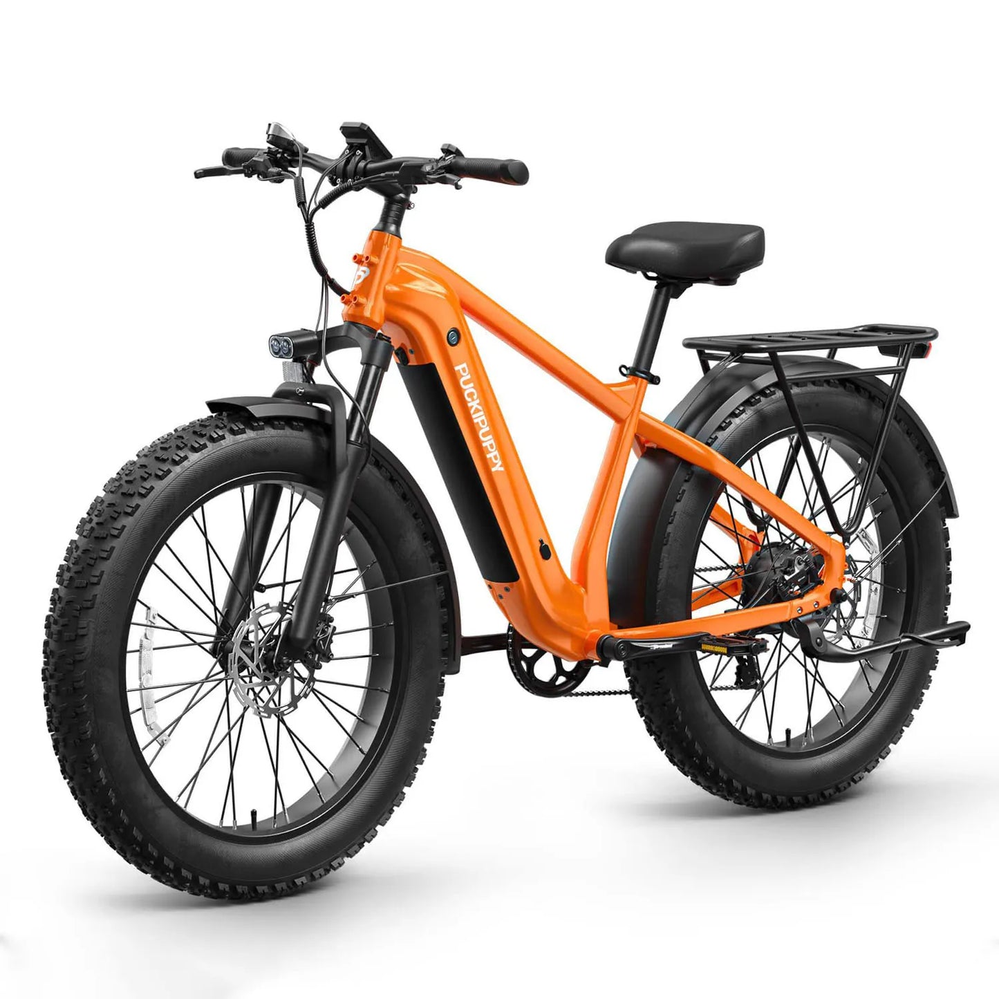 PUCKIPUPPY Beagle Electric Bike for Adults with 960W Peak 26" Fat Tire Electric Mountain Bike 48V 15AH Removable Battery Ebike