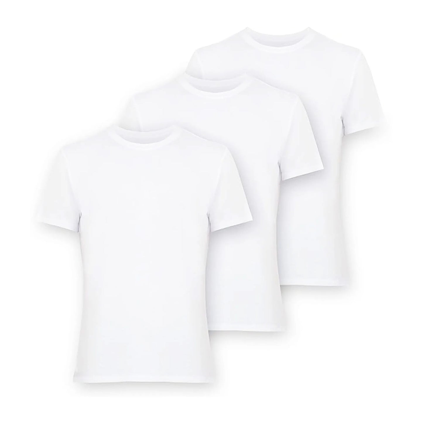 T-Shirts for Men Crewneck Undershirt Tees Moisture Wicking 3 Pack