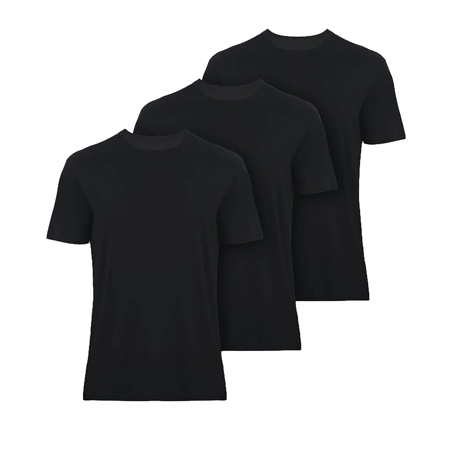 T-Shirts for Men Crewneck Undershirt Tees Moisture Wicking 3 Pack