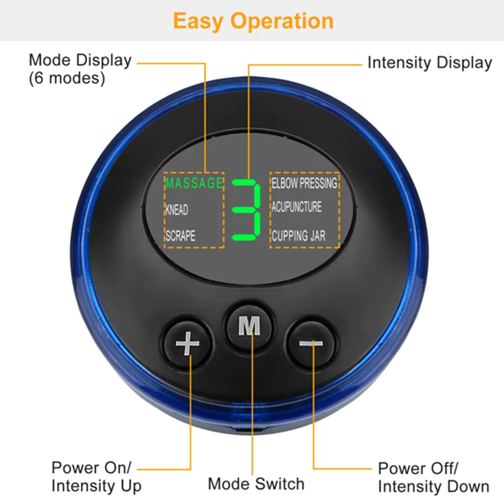 EMS Foot Massage Pad 6 Modes 9 Levels Electric Stimulator Massager Unit Rechargeable Leg Reshaping Muscle Pain Relax Massage Mat