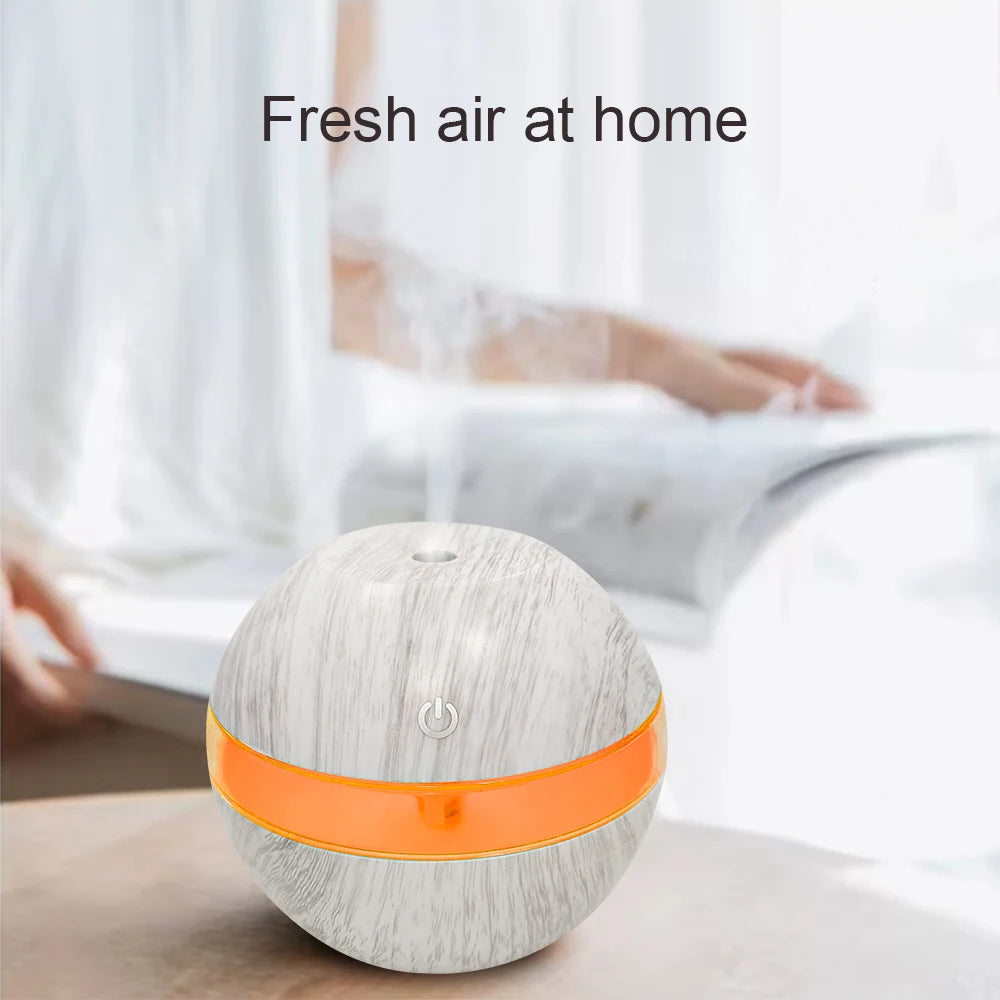 Premium Ultrasonic Humidifier 300ml cool mist maker with Timer and Auto Shut-Off essential oil Diffuser Ideal for Home Office