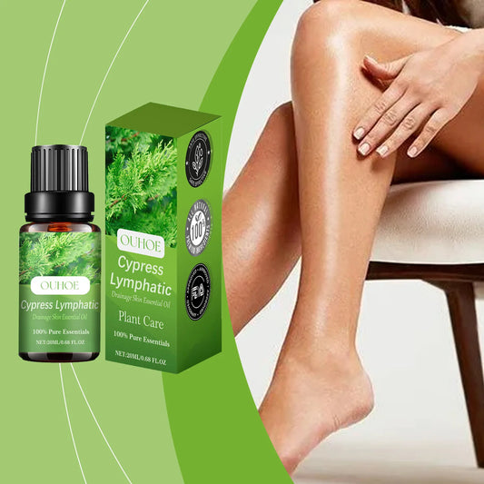 Ouhoe 20ml Lymphatic Drainage Oil Firming Skin Weight Loss Shaping Body Curve Detox Relieve Muscle Tension Slimming Body Oil