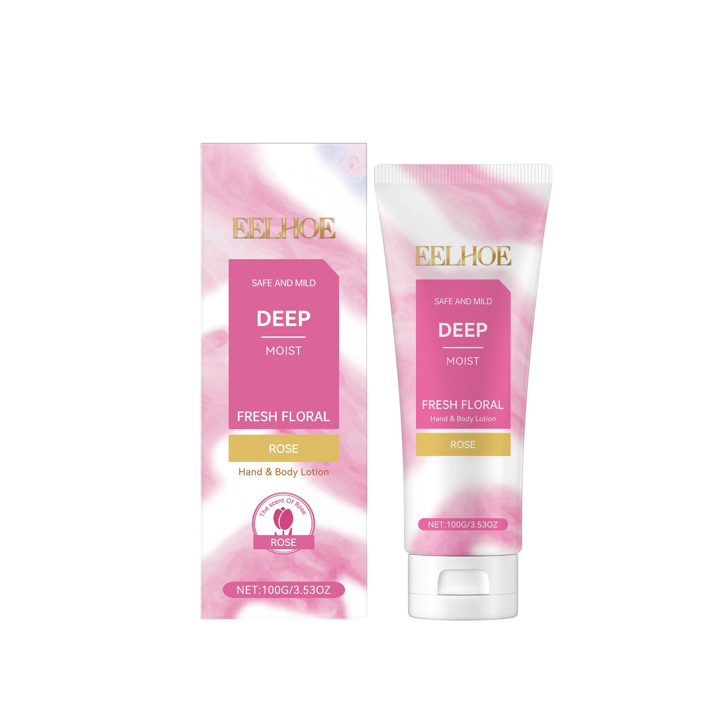 EELHOE 100g Rose Hand Body Lotion Deep Cleaning Exfoliating Gel Skin Care Whitening Moisturizer Repair Facial Scrub Skin Care
