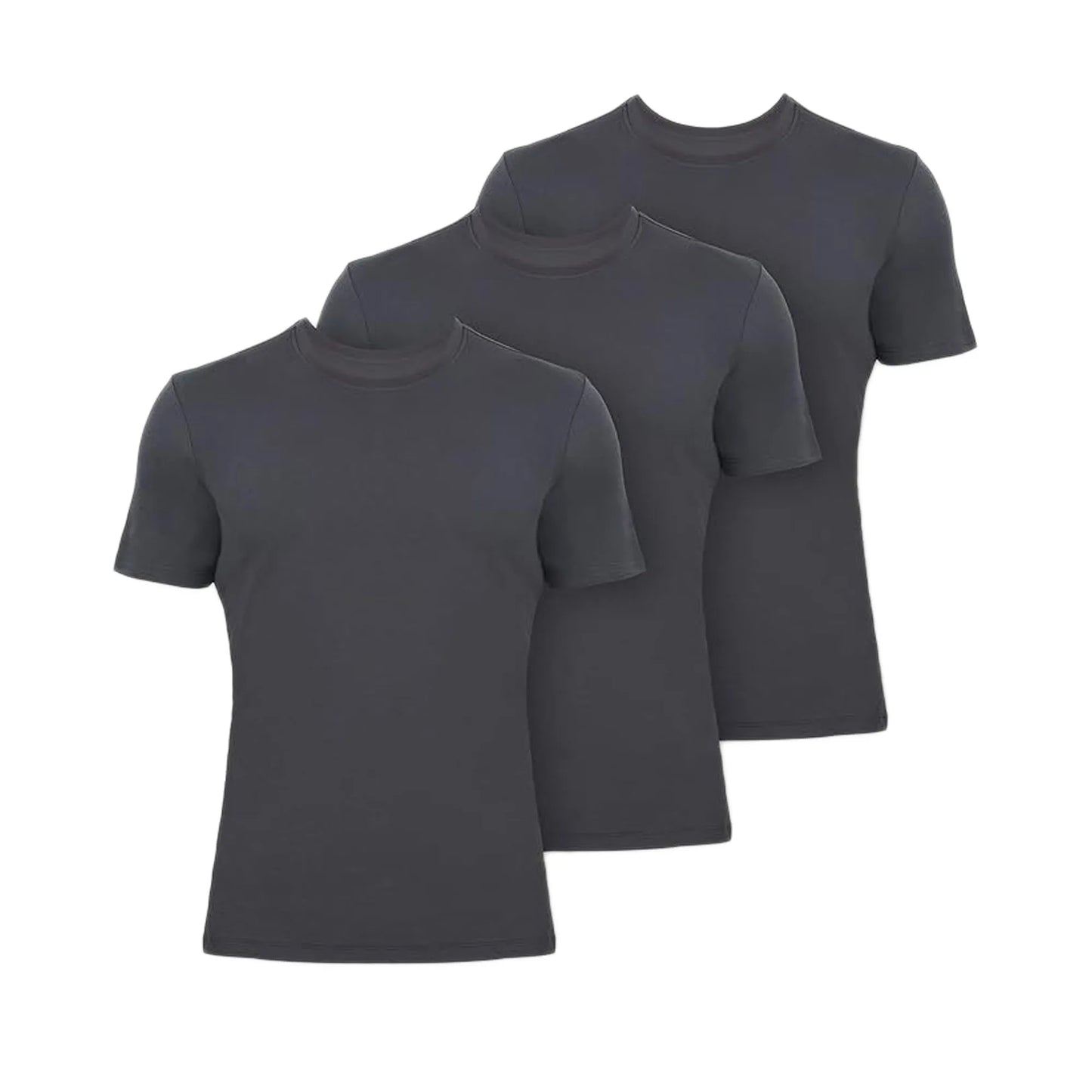 T-Shirts for Men Crewneck Undershirt Tees Moisture Wicking 3 Pack