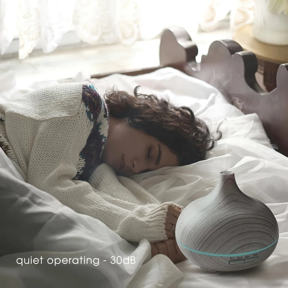 Ultrasonic Humidifier Cool Mist maker for Home Aromatherapy Diffuser with Essential Oil Quiet Electronics diffuser LED lights