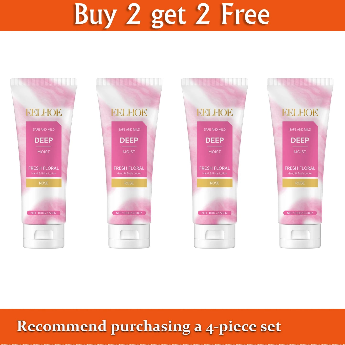 EELHOE 100g Rose Hand Body Lotion Deep Cleaning Exfoliating Gel Skin Care Whitening Moisturizer Repair Facial Scrub Skin Care