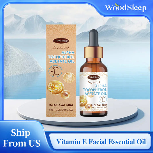 Woodsleep 30ml Vitamin E Facial Essential Oil Deep Nourish Face Care Tender Skin Repair Barriers Improve Dryness Face Oil
