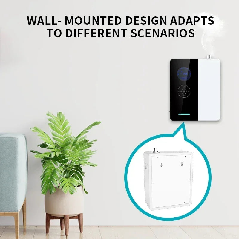 500m³ Hotel Aroma Essential Oil Diffuser Multi Segment Timing Air Freshener Room Fragrance Office Perfume Purifier Scent Machine