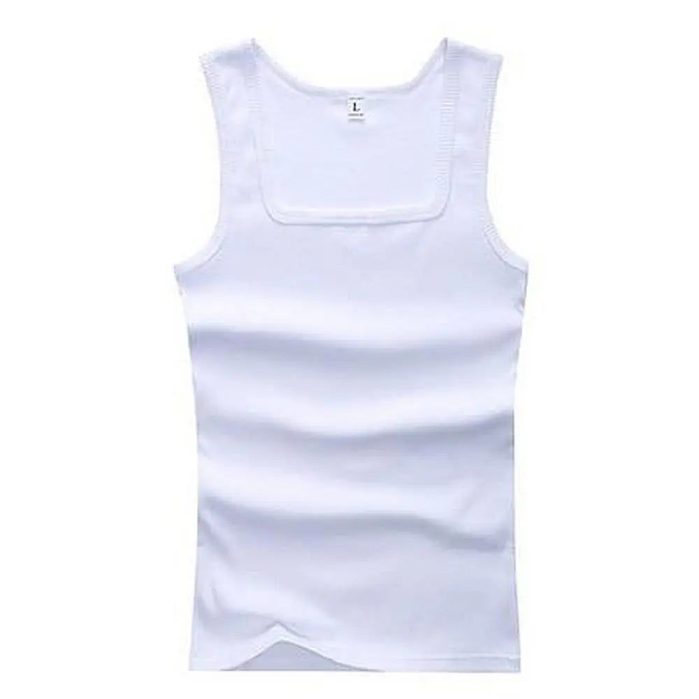 Hot Sale Summer Male clothes Pure Cotton Sleeveless Men's t-shirt Bodybuilding Fitness T-shirt