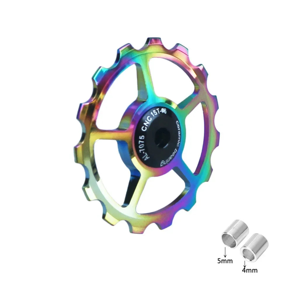 10T 11T 12T 13T 14T 15T 16T 17T Bike Aluminum Alloy Guide Wheel Pulley Rear Derailleur Bicycle Accessories