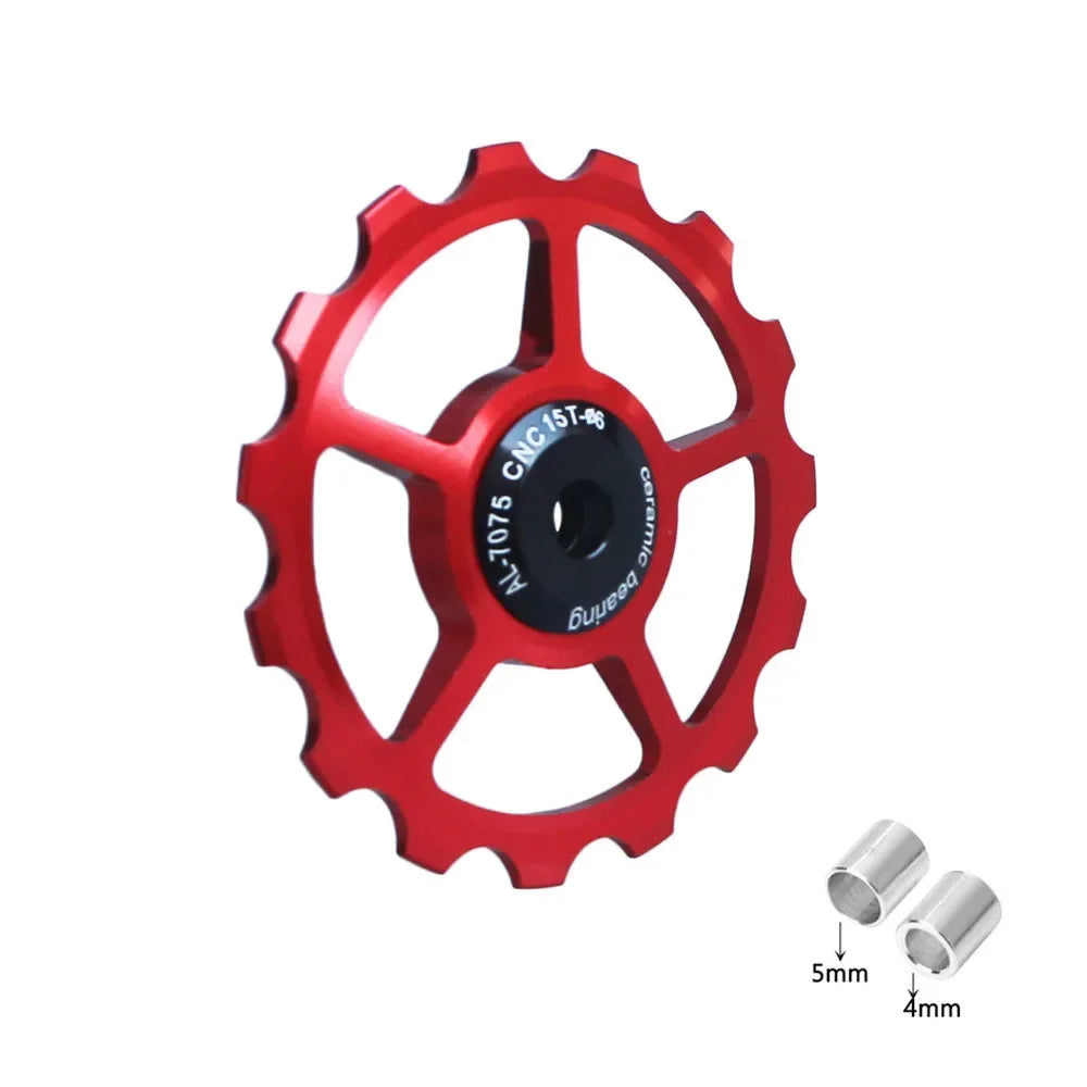 10T 11T 12T 13T 14T 15T 16T 17T Bike Aluminum Alloy Guide Wheel Pulley Rear Derailleur Bicycle Accessories
