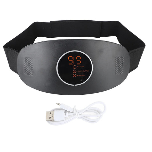 Rechargeable Heated Waist Massager Belt – Portable Vibration Therapy For Women, Relieves Back, Hips & Leg Fatigue, Perfect For H