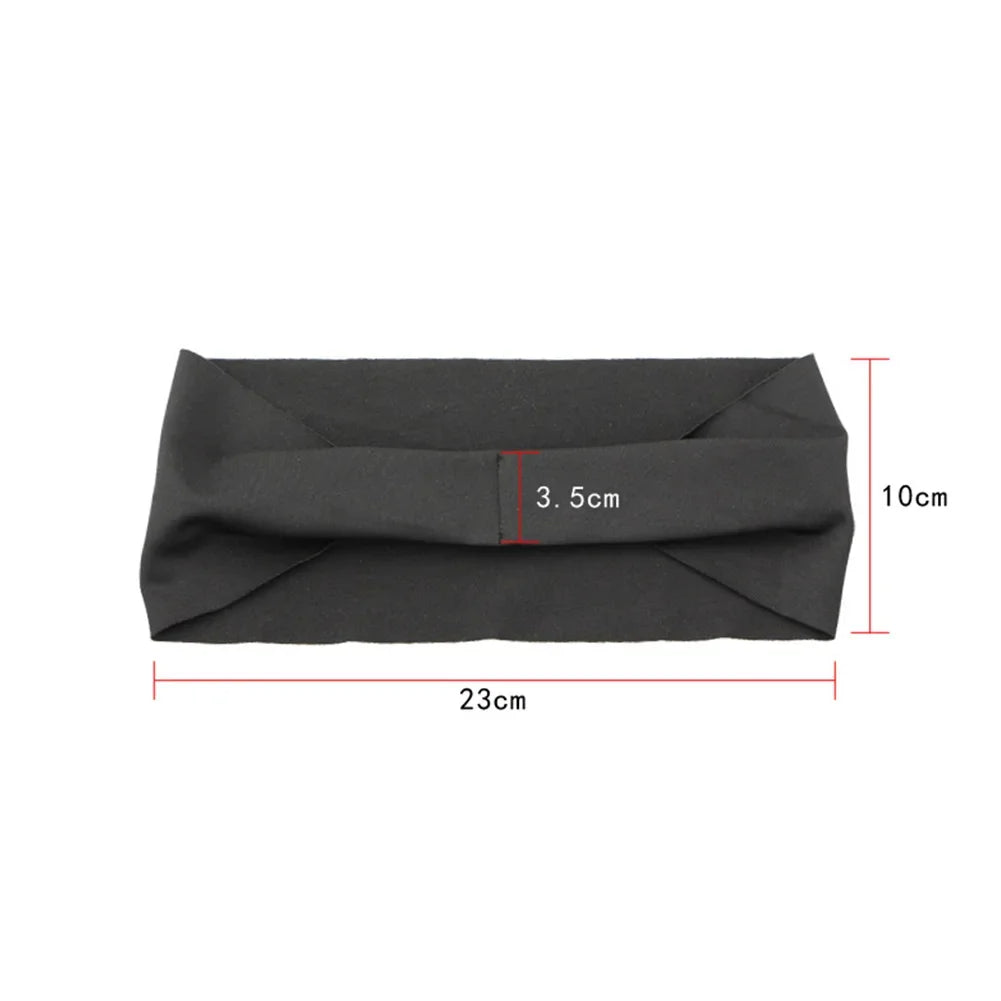 Sports Headband Running Fitness Sweatband Elastic Absorbent Sweat Cycling Jog Tennis Yoga Gym Head Band Hair Bandage Men Women