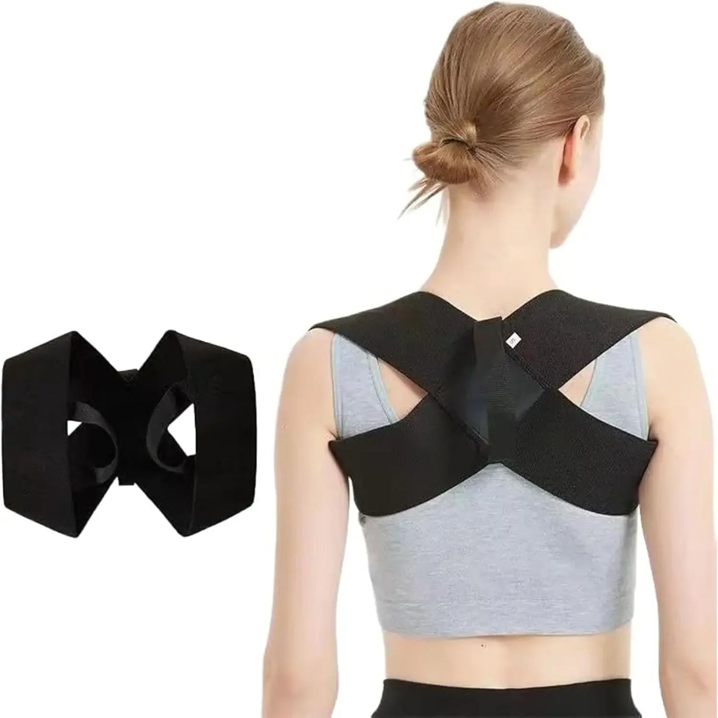 Back Brace Posture Corrector Belt Lumbar Shoulder Support Breathable Elastic Back Posture Correction Back Spine Orthopedic Brace