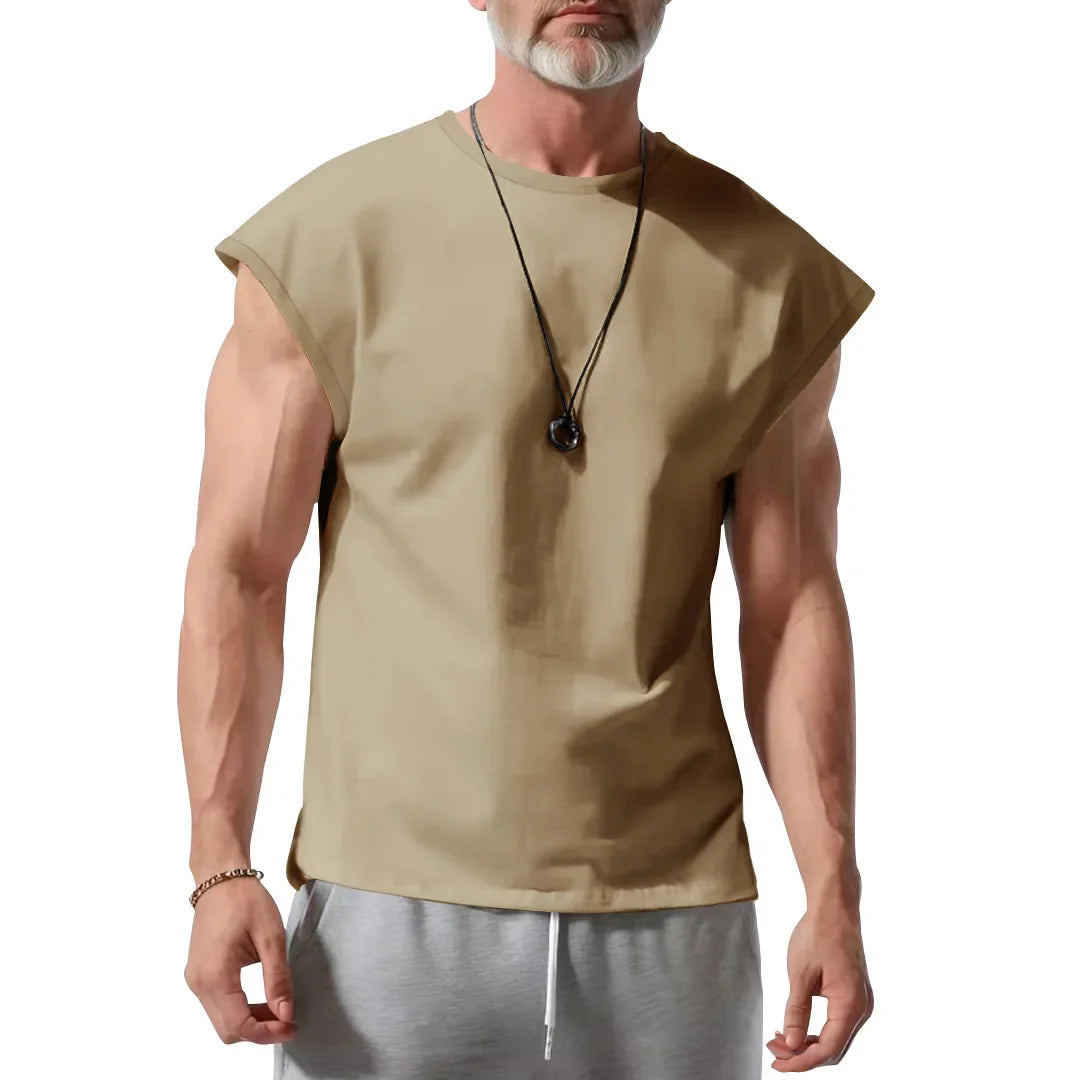 Amazon cross-border men's clothing summer new sleeveless t-shirt youth casual loose thin vest men