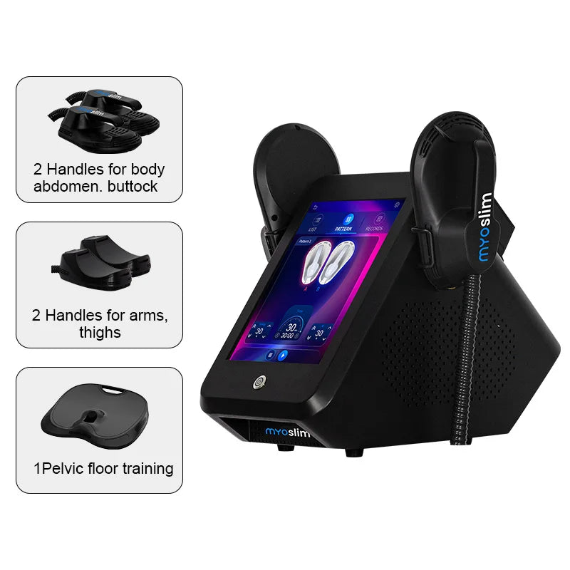 MYOslim EMS Body Slim Sculpt Muscle Stimulate Fat Removel Machine 6500W Hi-emt RF Weight Lose Portable Electromagnetic
