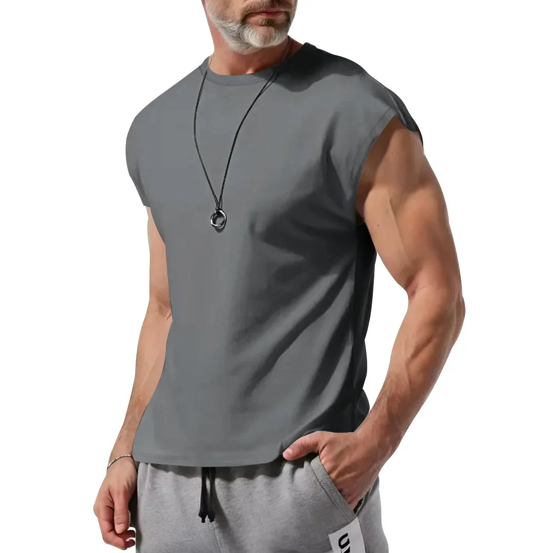 Amazon cross-border men's clothing summer new sleeveless t-shirt youth casual loose thin vest men
