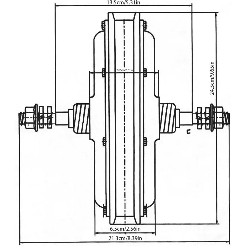 20inch Electric Bicycle Rear Wheel Conversion Kit 48V 1000W Brushless Toothed Motor Hub with LCD Display for 20inch Bike E-Bike