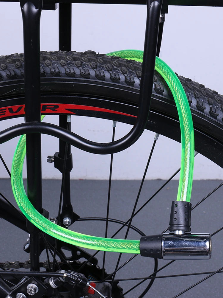 Anti-theft Universal Bike Lock Cable for Bicycle Electric Vehicle Motorcycle Door Multipurpose Cable Coil Security Lock