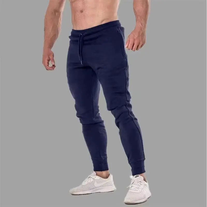 New Plus Size Men's Sweatpants 2XL 3XL Sportswear Elastic Waist Casual Baggy Pants Black Grey Cotton Joggers Male Loose Trousers