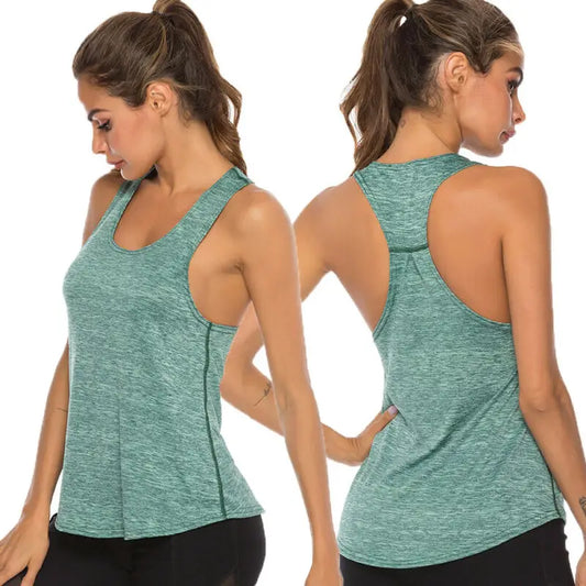 Gym Fitness Vest Women Sleeveless Workout Tank Yoga Shirt Tops For Women Fitness Jogging Yoga Tank Shirt