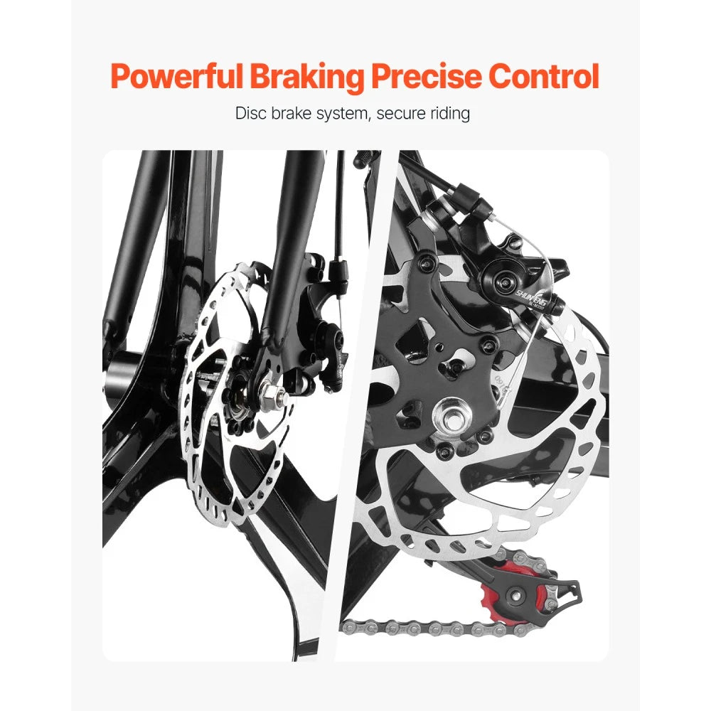 Road Bike 700C 21 Speeds Carbon Steel Frame Disc Brake