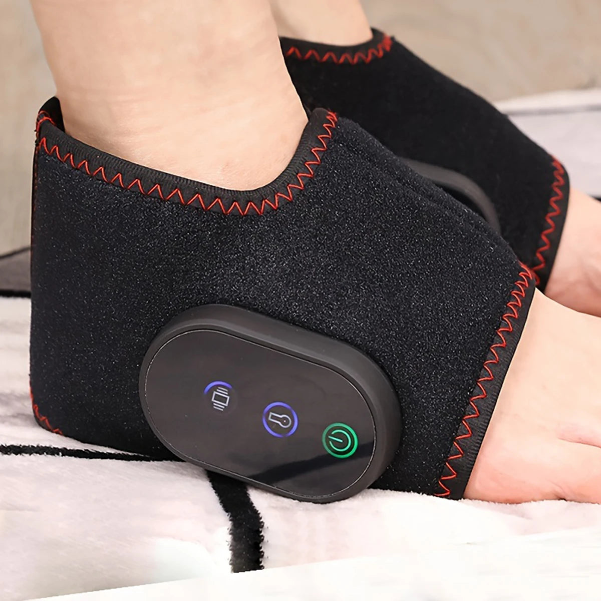 Rechargeable ankle massager, easy to operate, convenient to use, intelligent timing, vibration temperature sensing, giving gifts