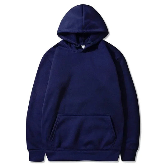 2024 men's and women's new hooded sweatshirt men's solid color sweatshirt women's and men's long sleeved inserted pocket pullover