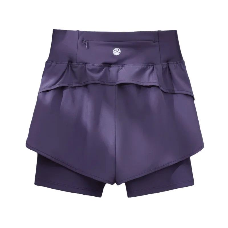 Women Running Shorts 2 In 1 Quick Dry High Waist Summer Hiking Shorts With Pocket Lightweight Cycling Clothes Athletic Wear