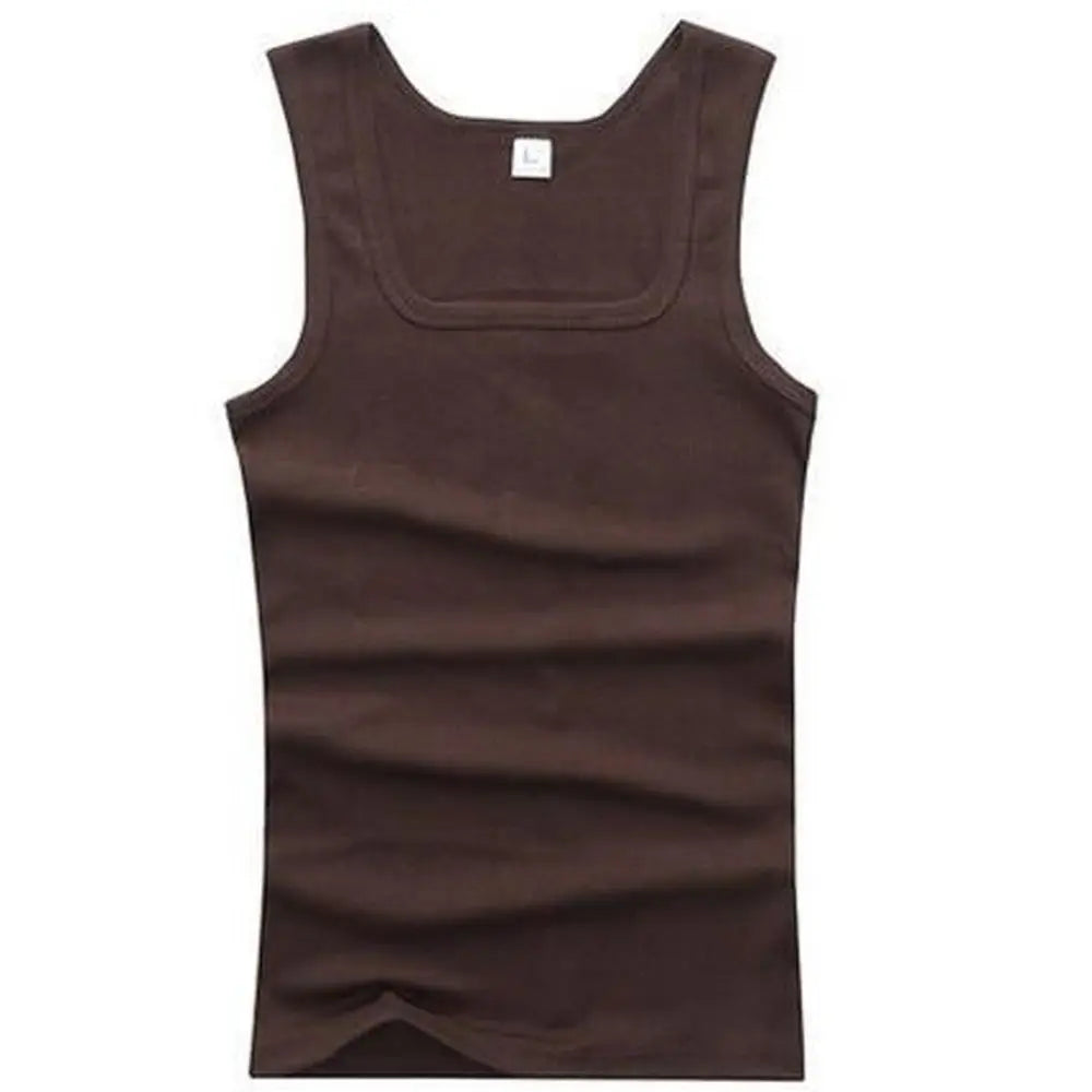Hot Sale Summer Male clothes Pure Cotton Sleeveless Men's t-shirt Bodybuilding Fitness T-shirt