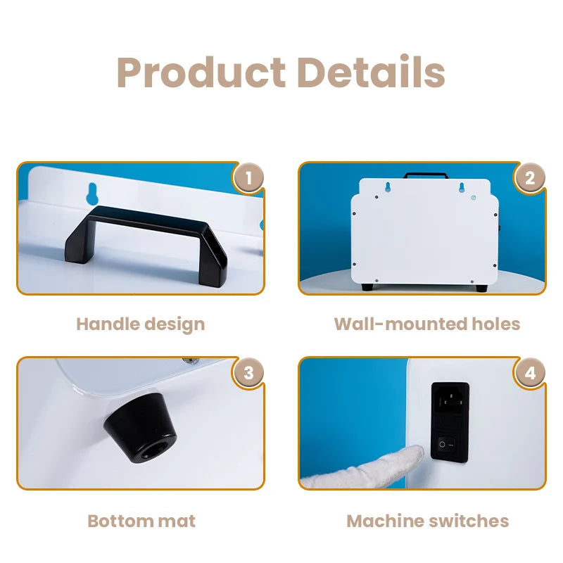 HVAC 10000m³ Large Perfume Metal Aroma Diffuser Home Appliance Air Freshener Dorm Room Essentials Fragrance Flavoring WIFI APP