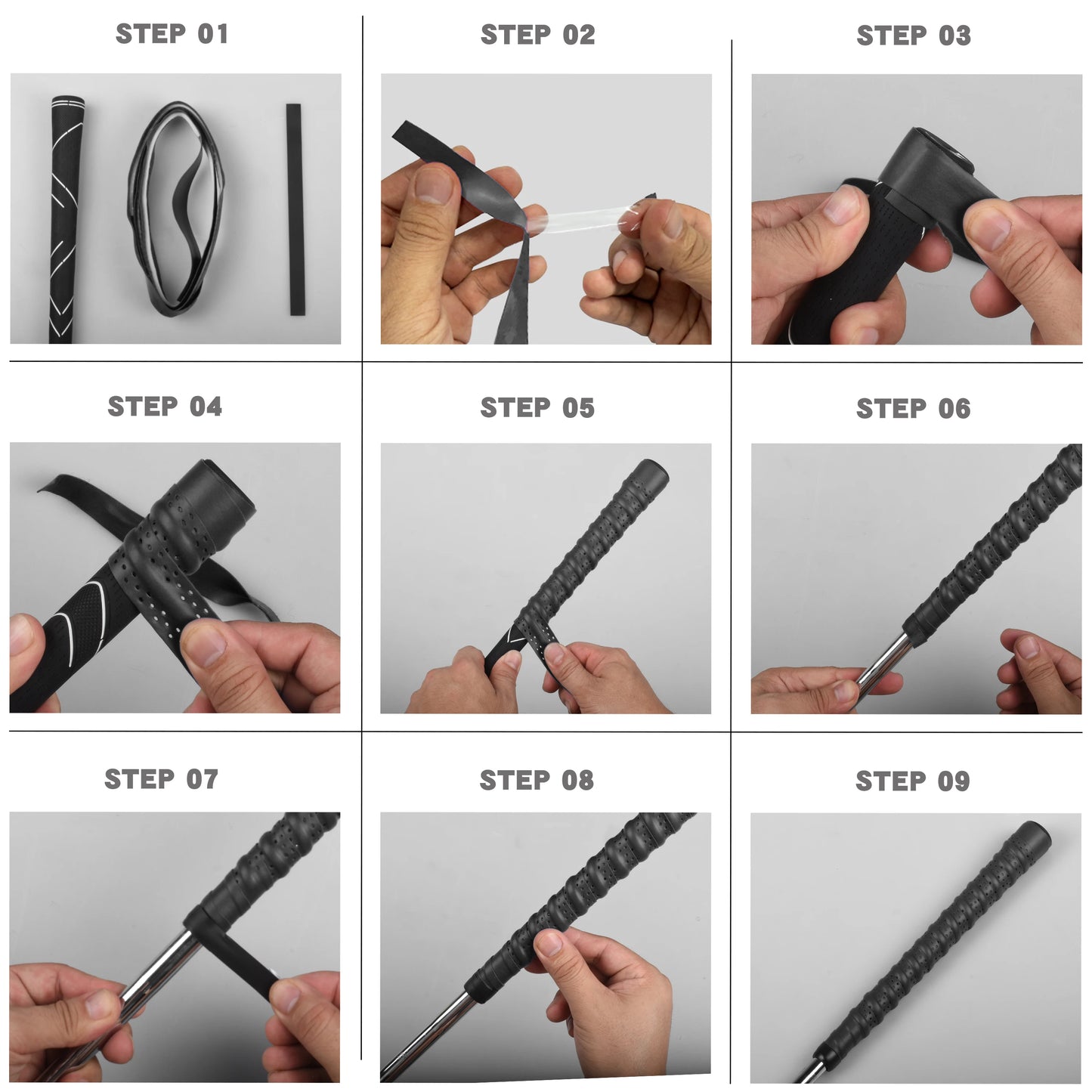 【Premium Golf Grip Tape】Non-Slip PU Golf Club Grip Wrap | Sweat-Proof & Quick Replacement | Universal Fit for All Golf Clubs