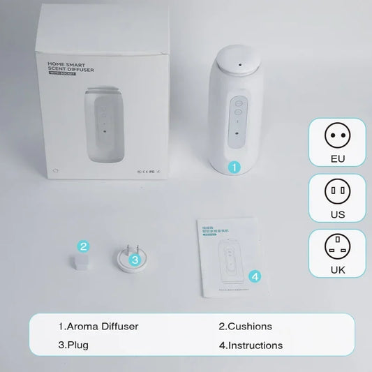 Namste 300m³ Bluetooth Wall mounted Perfume Home fragrance Aroma diffuser Essential oil Smell distributor Air freshener favoring