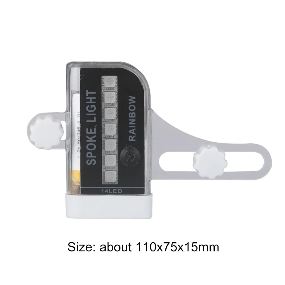 Bike Wheel Spoke Light USB Rechargeable LED Tyre Tire Flash Light LED MTB Bike Wheel Spoke Light MTB Road Bicycle Warning Lamp ﻿