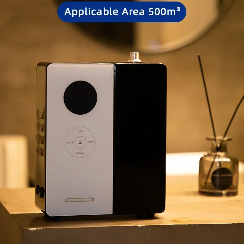 500m³ Hotel Aroma Essential Oil Diffuser Multi Segment Timing Air Freshener Room Fragrance Office Perfume Purifier Scent Machine