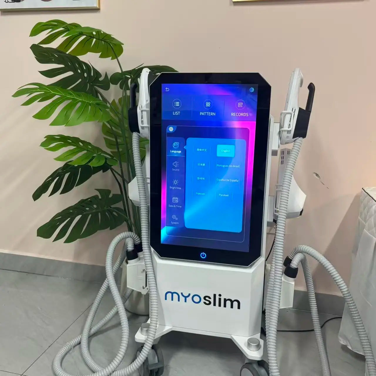 MYOSLIM Ultra Nova Machine Professional Body Sculpting 6500W Myoslim RF Muscle Stimulation Weight Loss Muscle Training