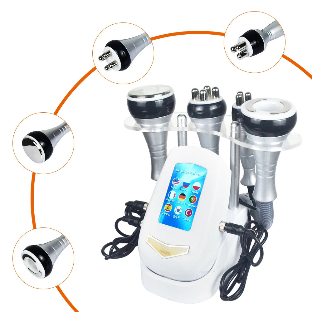 Nourishbel 4In1 40k Cavitation Ultrasonic Slimming Machine Body Care Vacuum Suction Anti-Wrinkle Rejuvenation Skin Lift Tighten
