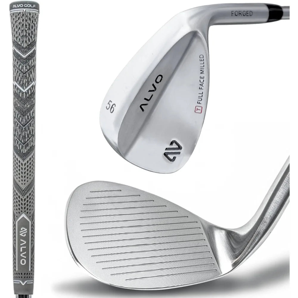 Premium Full Face Golf Wedges, Golf Wedge Set and Singles, 3 Wedges 52/56/60/70 Degree,Lob,Gap,Sand Golf Club for Men,