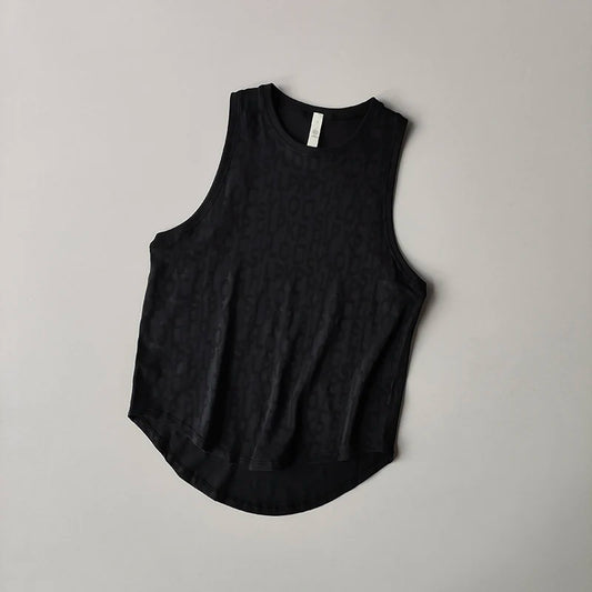 New Sleeveless Pilates Sports Blouse for Women's Summer Thin Vest Fitness Quick-drying Sleeveless Yoga Shirts Top Loose Suit